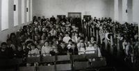 Morning congregation on Sunday 17th April 1983.