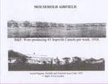 Top B and P Sopwith Camels were produced at a rate of 45 per week in 1918. Bottom Aerial pageant Norfolk and Norwich aero club 1927.