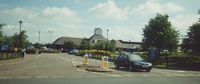 The original entrance from Blue Boar Lane to what had been built as Bugden's supermarket but soon became Tesco's supermarket