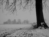 1958 - Parish Church, St Mary and St Margaret from the old pathway that led from the Loke across the field to Church Lane.