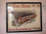 Poster showing the factory in Crome road. In 1966 James Southall became the Parent company of Start-rite Shoes.