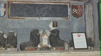 John Corbet and his wife Jane who had 4 sons and 6 daughters. He died in 1559. Church: St. Mary & St. Margaret