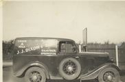 Stone House Farm. Early J.J.Dixon milk delivery van. 1930s