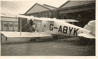 Boulton and Paul P64 mail carrier at Mousehold Airfield. It crashed on Martlesham Heath on 21st. Oct.1933. It was not a success and a new design was created the Boulton and Paul 71A