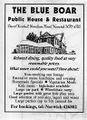 Advert from a 1970s Sprowston Map – Blue Boar Public House.